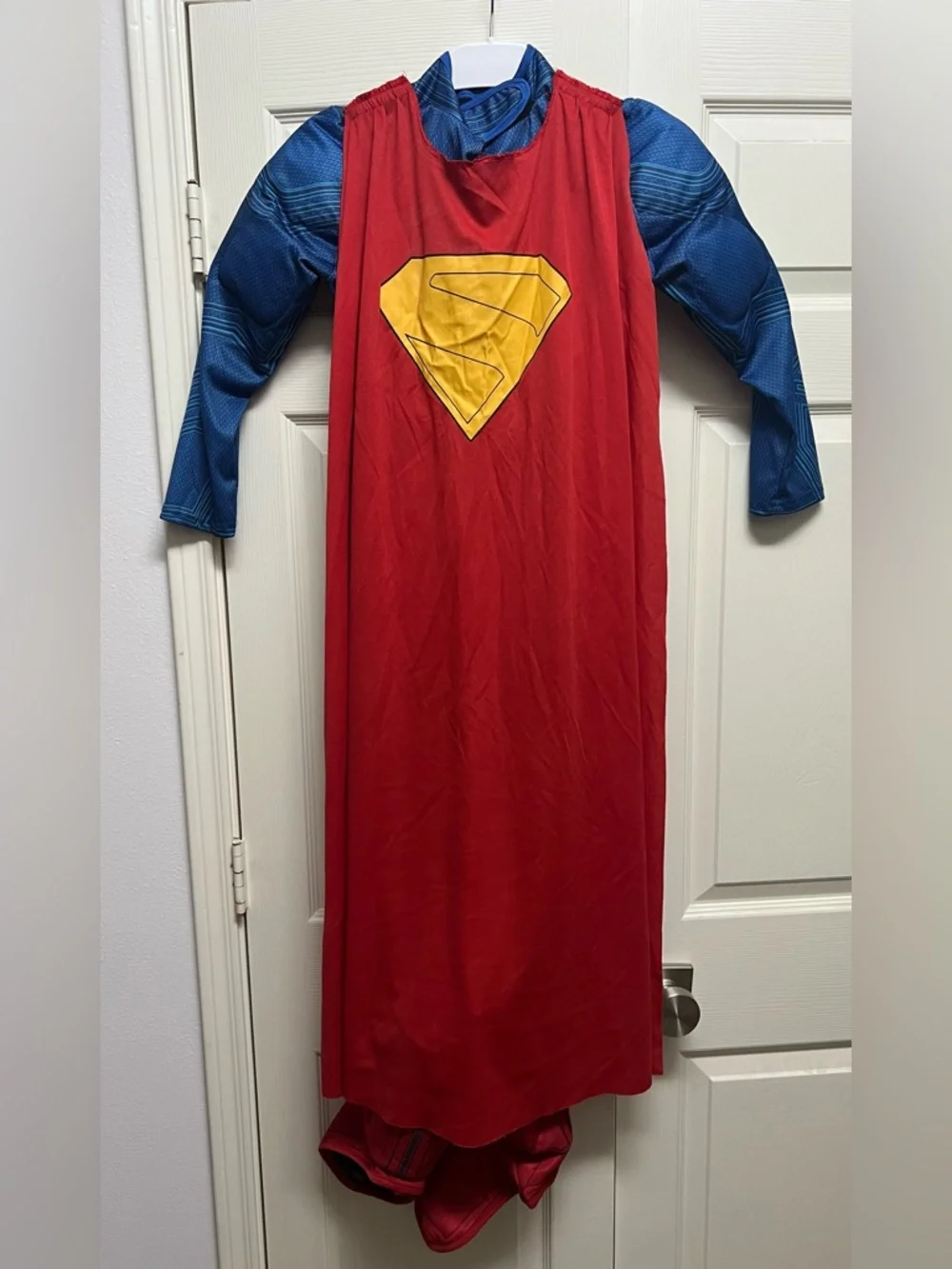 Rubie's Blue, Red and Yellow Superman-Style Kids Costume with Cape Size M - Picture 2 of 8